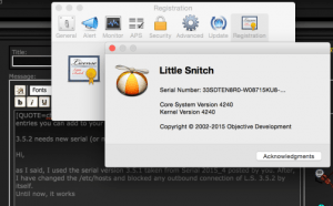 Little Snitch 4.1.3 License Key